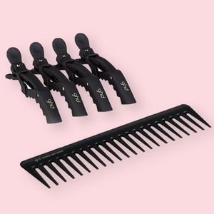 GHD Detangling Comb and Creaseless Clips